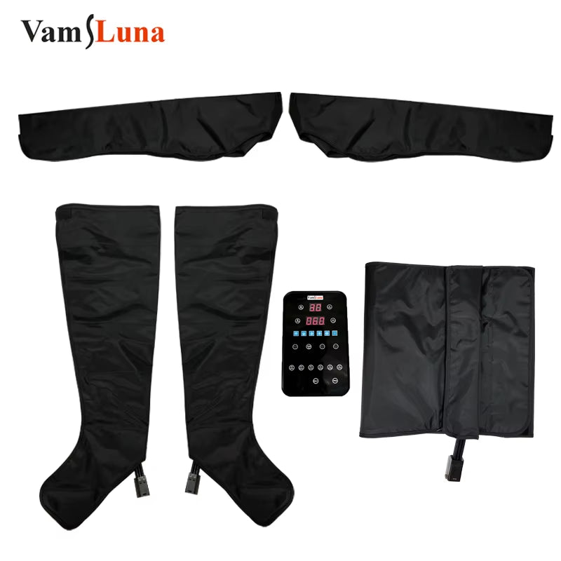 Athlete Equipment 6 Rooms Pneumatic Compression Whole Body Lymphatic Drainage Massage Recovery System Massager Therapy