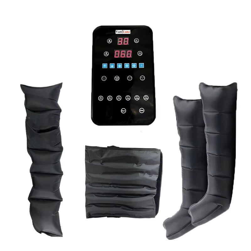 Athlete Equipment 6 Rooms Pneumatic Compression Whole Body Lymphatic Drainage Massage Recovery System Massager Therapy